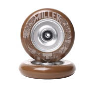 Колеса Tilt Issac Miller110 мм Coffee/Silver для трюкового самоката