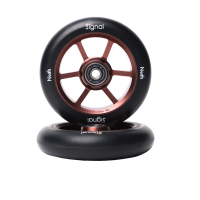Колеса North SIGNAL V3 110 мм Black/Rust для трюкового самоката
