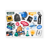 Наклейки KSS Back to School 2026