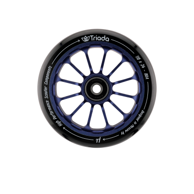 Колесо Triada Aether Black/Blue для трюкового самоката