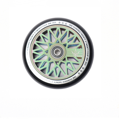 Колесо Blunt Diamond Hollowcore 120 мм Black/Oil Slick для трюкового самоката