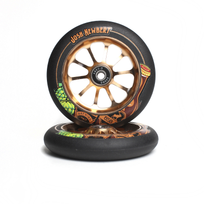 Колеса Ride 858 120 мм Josh Newbert Black/Brown для трюкового самоката