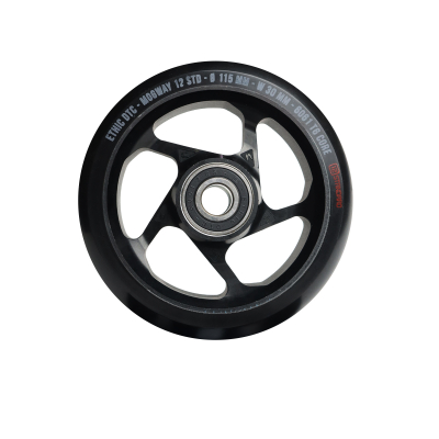 Колесо Ethic Mogway 12STD 115 мм Black/Black для трюкового самоката