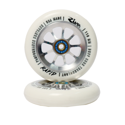 Колеса River Rapid 110 мм Blizzard White/White для трюкового самоката