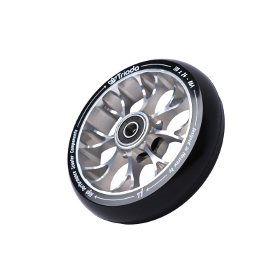 Колесо Triada Blossom Black/Silver для трюкового самоката