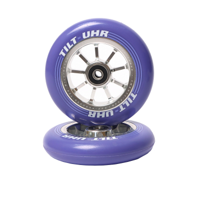 Колеса Tilt UHR 110 мм Purple/Silver для трюкового самоката