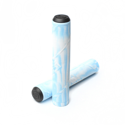 Грипсы Striker White/Teal для трюкового самоката