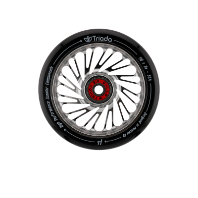 Колесо Triada Satura Black/Silver для трюкового самоката