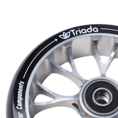 Колесо Triada Blossom Black/Silver для трюкового самоката