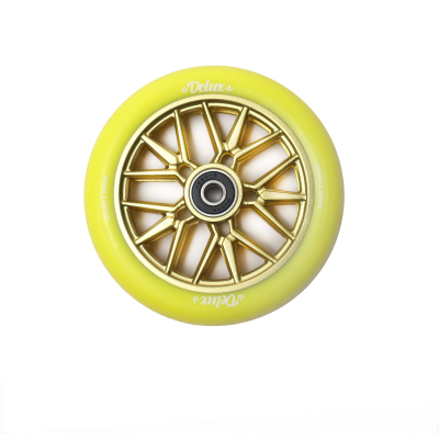 Колесо Blunt DELUX 120 мм Yellow/Yellow для трюкового самоката