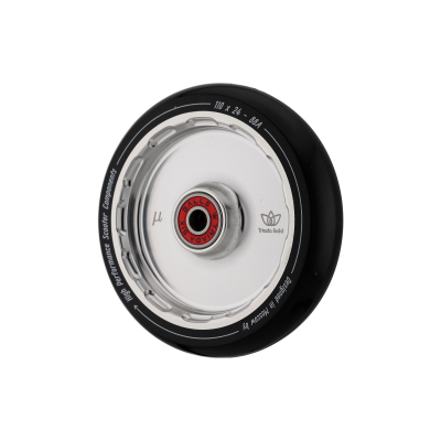 Колесо Triada Solid Black/Silver для трюкового самоката