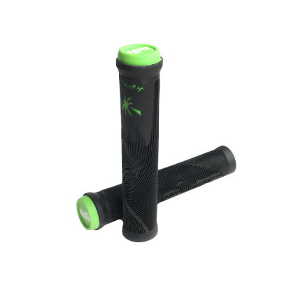 Грипсы Odi 160 Hucker Черно-зеленые для трюкового самоката