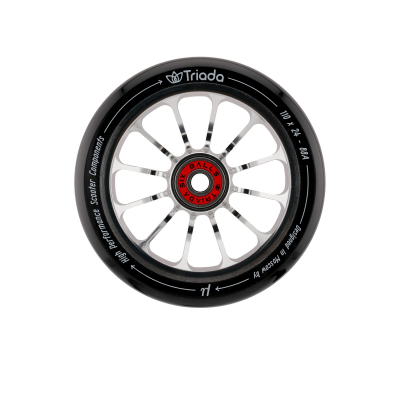 Колесо Triada Asymetric Black/Silver для трюкового самоката