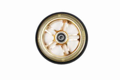 Колесо AO Cirles 120 мм Black/Gold для трюкового самоката