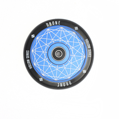 Колесо Drone Hollow Series 110 мм Black/Blue Prism для трюкового самоката
