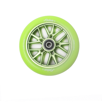 Колесо Blunt DELUX 120 мм Green/Green для трюкового самоката