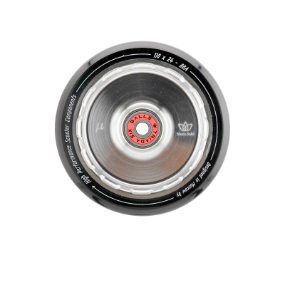 Колесо Triada Solid Black/Silver для трюкового самоката