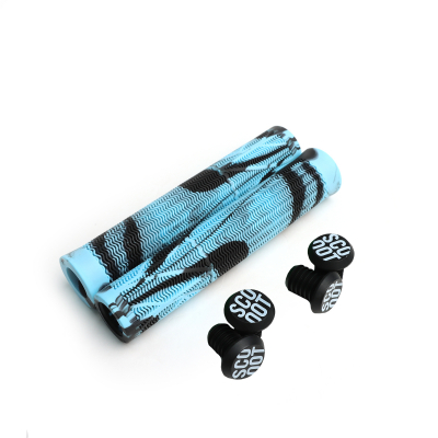 Грипсы Scoot 165 Black/Teal для трюкового самоката