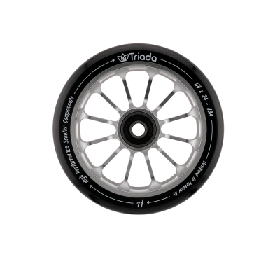 Колесо Triada Aether Black/Silver для трюкового самоката