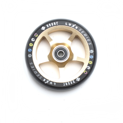 Колесо Drone Luxe Series 110 мм Gold Black/Gold для трюкового самоката