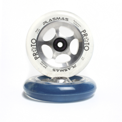 Колеса Proto Plasmas 110 мм Clear/Silver для трюкового самоката