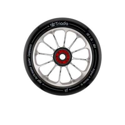 Колесо Triada Devious Black/Silver для трюкового самоката