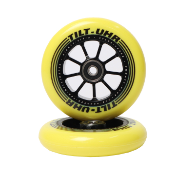 Колеса Tilt UHR 110 мм Yellow/Black для трюкового самоката