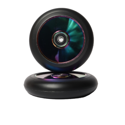 Колеса HL Hollow Core 110 mm Black/Neochrome для трюкового самоката